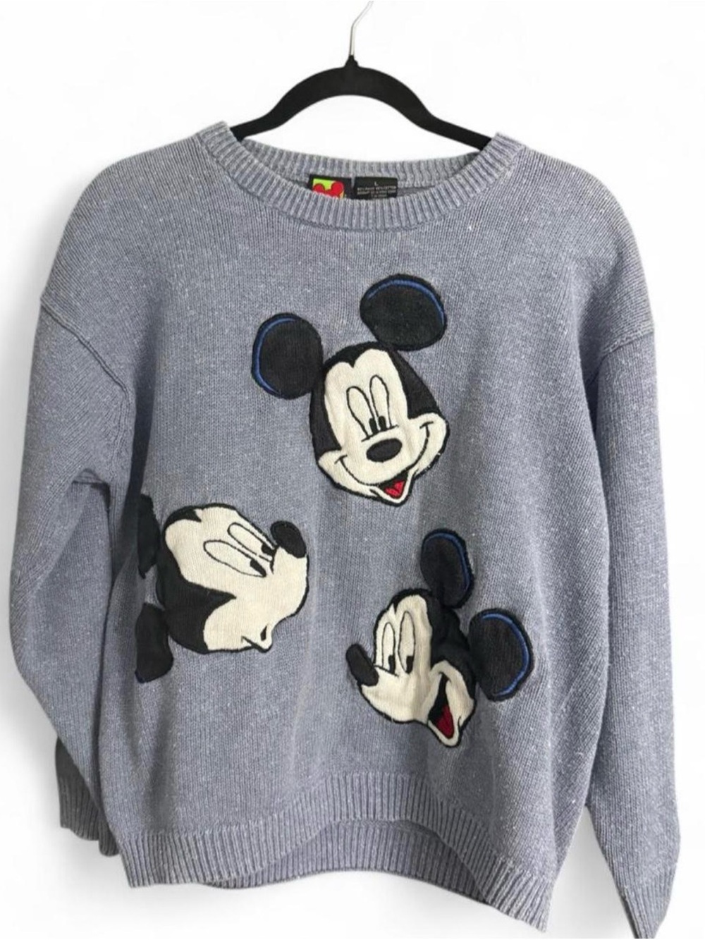 Vintage 1990s Disney Mickey - Unlimited Jerry Leigh Sweater - Light Blue